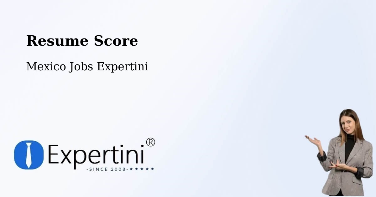 Resume Score & Job Description Match Tool – Pasaje - Mexico Jobs Expertini